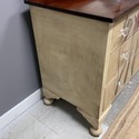 Antique Cowan Large Wood Dresser Tulip Flowers Dec