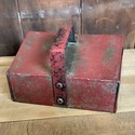 Vintage Shovel Scoop Chipy Red Paint Galvanized Me