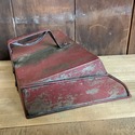 Vintage Shovel Scoop Chipy Red Paint Galvanized Me