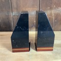 Anheuser Busch Marble Bookends Limited Edition Gol