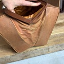 Vintage Brown Hardcase Travel or Train Bag Leather