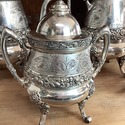 Reed & Barton 2764 Antique Silverplate Tea Set Aes