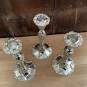 3 Silverplate Candlestick Holders Godinger Signed 