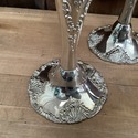 3 Silverplate Candlestick Holders Godinger Signed 