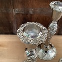 3 Silverplate Candlestick Holders Godinger Signed 