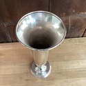 Victors Silver Company Trumpet Vase Etched French 