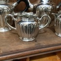 German Silver Plate Basse and Fischer Tea Set Teap