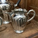 German Silver Plate Basse and Fischer Tea Set Teap