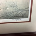 Vintage Old Kirby's Mill Print Framed Numbered Sno