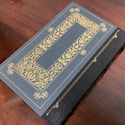 The Scarlet Letter Book 1/4 Leather Bound Black w 