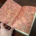 The Scarlet Letter Book 1/4 Leather Bound Black w 