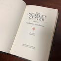 The Scarlet Letter Book 1/4 Leather Bound Black w 