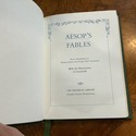 Aesop's Fables Franklin Library Hunter Green Gold 