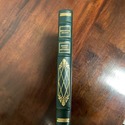 Treasure Island Green Gold 1/4 Leather Bound Book 