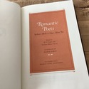 Romantic Poets Book Franklin Library 1/4 Leather B