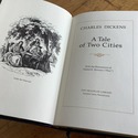 A Tale of Two Cities 1/4 Leather Bound Blue Gold E
