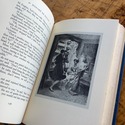 Pere Goriot 1/4 Leather Bound Book Blue Gold Embos