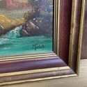 Vintage Oil Painting on Canvas Europe Landscape Ca