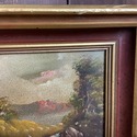 Vintage Oil Painting on Canvas Europe Landscape Ca