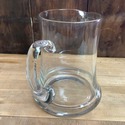 Contemporary Glass Pitcher Heavy Bottom Base Barwa