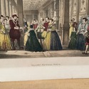 Colorized Lithograph Gallery Hatfield Herts Matted