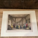 Colorized Lithograph Gallery Hatfield Herts Matted