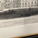 Vintage Lithograph Print Architecture St. Luke's H