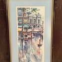 MCM Modern Print Watercolor Paris France Street Sc