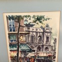 MCM Modern Print Watercolor Paris France Street Sc