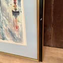 MCM Modern Print Watercolor Paris France Street Sc