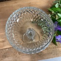 Indiana Glass Candy Dish Compote Base Diamond Poin