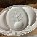 Vintage Made in Italy Meat Platter Ceramic White C