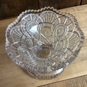 Vintage Pressed Glass Punch Bowl Base Repurpose as