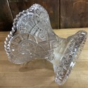 Vintage Pressed Glass Punch Bowl Base Repurpose as