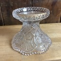 Vintage Pressed Glass Punch Bowl Base Repurpose as