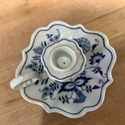 Blue Danube Chamber Candlestick Holder Blue White 