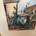 Original Watercolor Painting English Cottages Ivy 