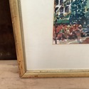 Original Watercolor Painting English Cottages Ivy 