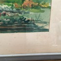 Watercolor Painting Eugenia Eckford Rhoads Old Far