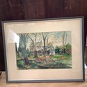Watercolor Painting Eugenia Eckford Rhoads Old Far