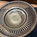 Antique Nickel Silver BSEP Short Compote Bowl Mono