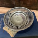 Antique Nickel Silver BSEP Short Compote Bowl Mono