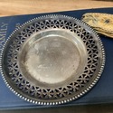 Vintage English Silver Plate Small Plate Dish Coas