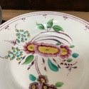 Old Paris French Soup Bowl Shallow Bowl Purple Mul