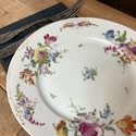 Dresden Germany Lunch Plate Flowers Selb Bavaria B