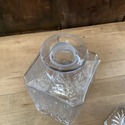 Vintage Glass Decanter Barware Decor Bar Cart Deco