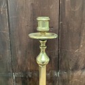 Vintage Brass Candlestick Holder Colonial Farm Hou