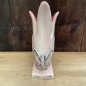 Hull USA T7 Pottery Blossom Flite Vase Double Hand
