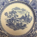 Blue White Asian Chinese Design Plate Syracuse Chi