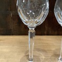 2 Waterford Sheila Hock Wine Glasses Irish Cut Cry